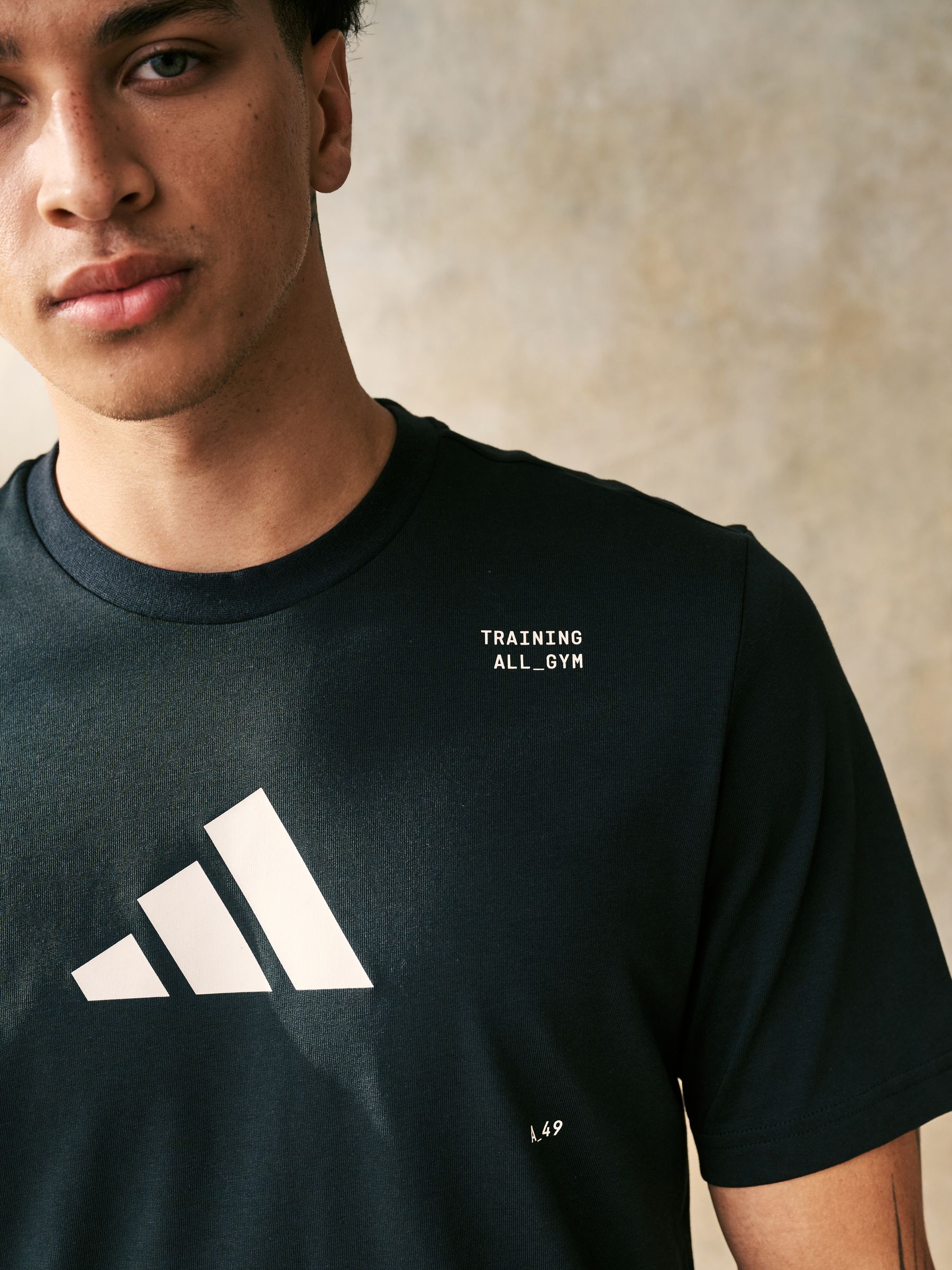 Adidas gym t shirt clearance