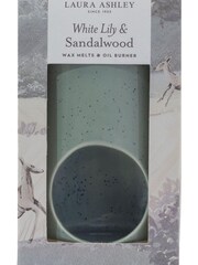 Laura Ashley Green Hartingdon White Lily & Sandalwood Wax Melt Burner - Image 5 of 5