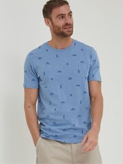 FatFace Sealife Print T-Shirt - Image 1 of 5