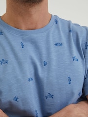FatFace Sealife Print T-Shirt - Image 3 of 5