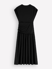 Boden Black Drape Jersey Crepe Maxi Dress - Image 3 of 3