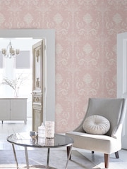 Laura Ashley Amethyst Josette A4 Wallpaper Sample - Image 1 of 2