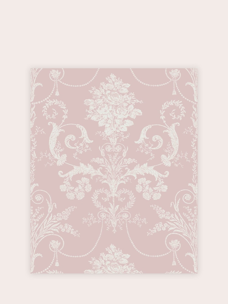Laura Ashley Amethyst Josette A4 Wallpaper Sample - Image 2 of 2