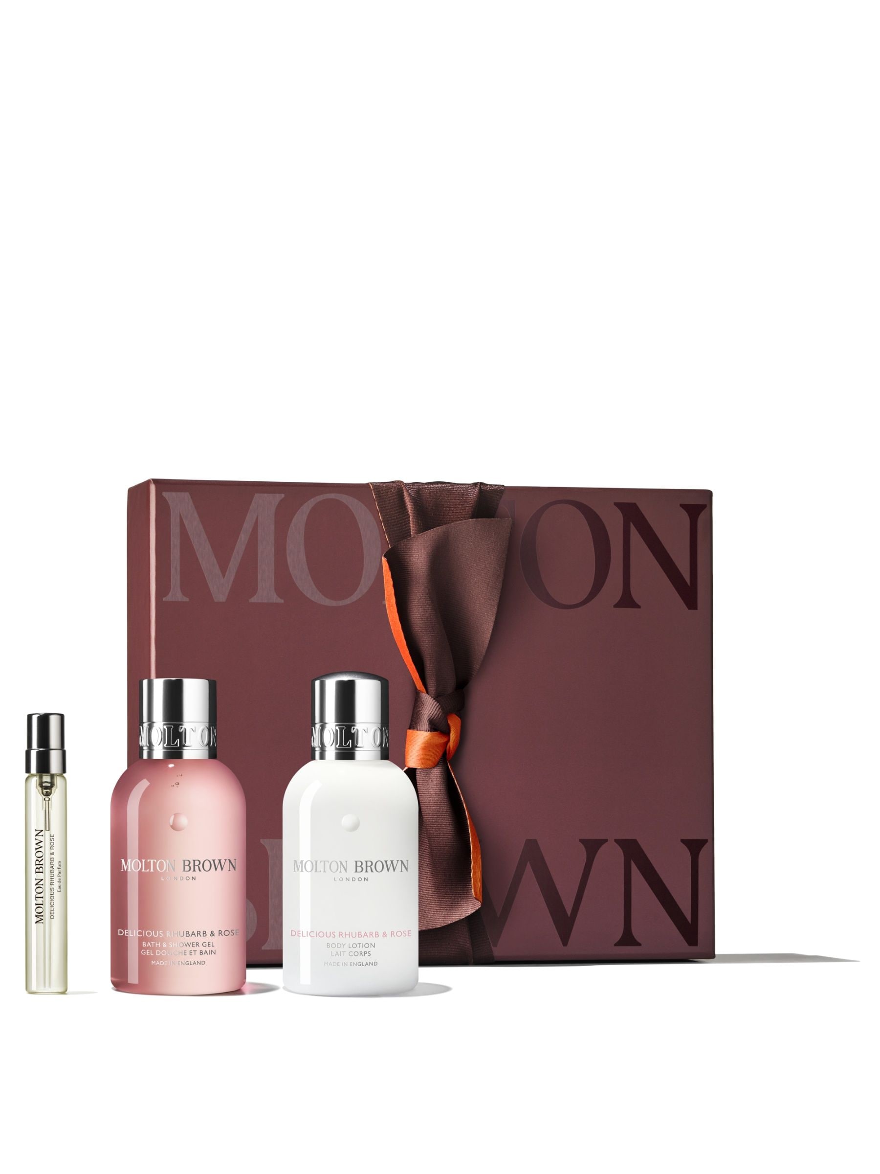 Molton Brown Delicious Rhubarb & Rose Scent Layering Set (Worth £42.00) - Image 2