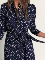 Boden Blue Louise Midi Shirt Dress - Image 2 of 5