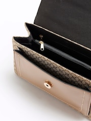 River Island Brown Monogram Chain Shoulder Bag - Image 6 of 6