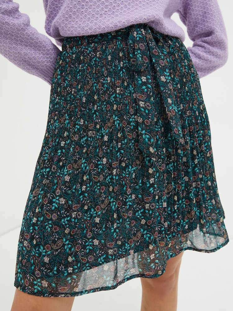 FatFace Green Kayleigh Evergreen Skirt - Image 1 of 5
