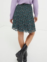 FatFace Green Kayleigh Evergreen Skirt - Image 2 of 5