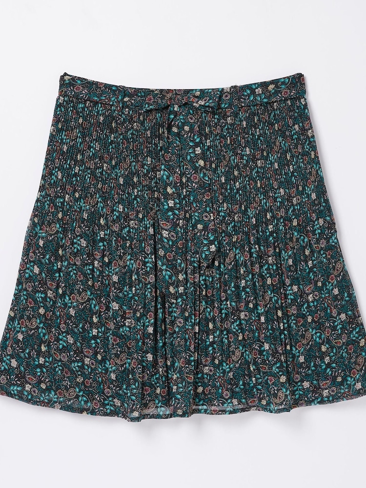 FatFace Green Kayleigh Evergreen Skirt - Image 5 of 5