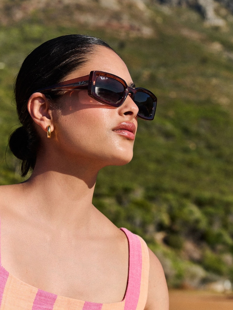Ray-Ban Kiliane Brown Sunglasses - Image 2 of 14