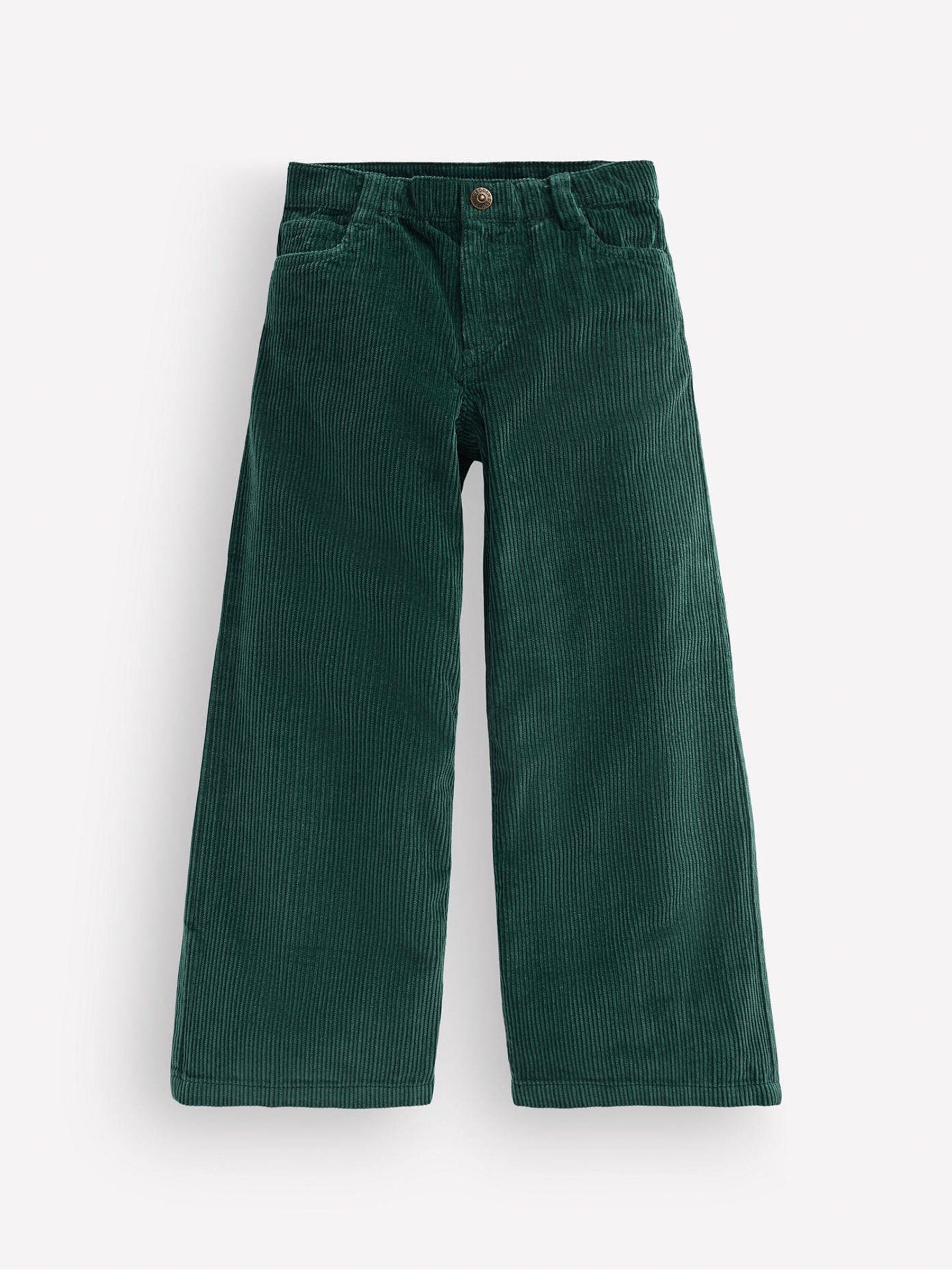 Boden Girls Green Wide Leg Jeans - Size 10-11 Years - Image 2