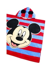 Vanilla Underground Kids Mickey 100% Cotton Character Towel Poncho - Image 5 of 6