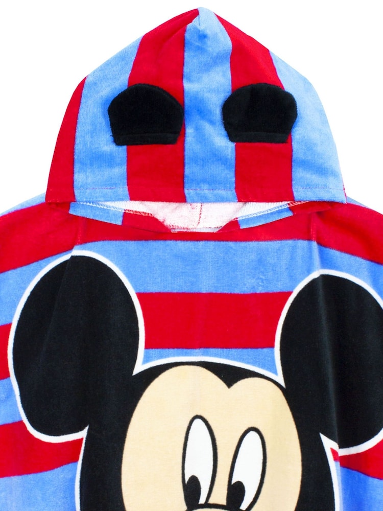 Vanilla Underground Kids Mickey 100% Cotton Character Towel Poncho - Image 6 of 6