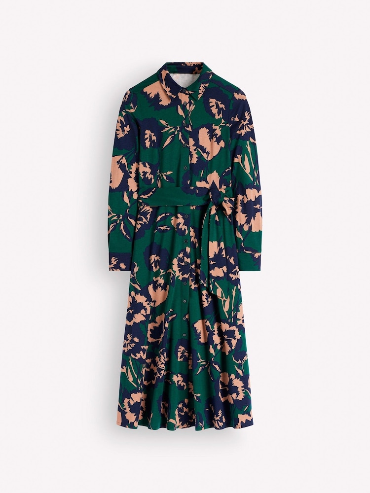 Boden Green Marcia Jersey Shirt Dress - Image 7 of 7 Boden Green Marcia Jersey Shirt Dress - Image 7 of 7