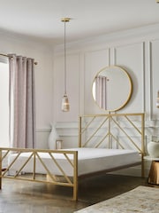 Gold Piper Metal Bed Frame - Image 2 of 6