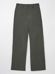 FatFace Grey Presley Mini Check Trousers - Image 6 of 6