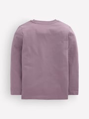 Boden Purple Linear Stitch T-Shirt - Image 2 of 3