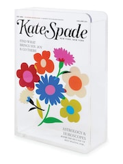 Kate Spade Multi Acrylic Book Vase, KS Magazine - Image 3 of 4
