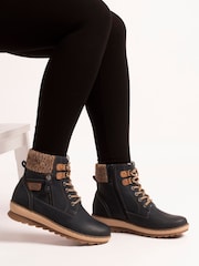 Albastru - Lunar Davina Waterproof Boots - Imaginea 1 din 5