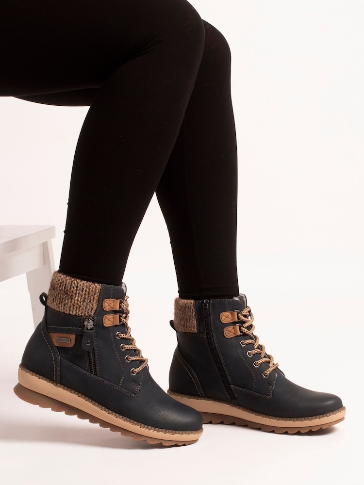 Albastru - Lunar Davina Waterproof Boots - Imaginea 1 din 5