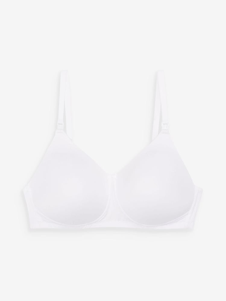 White Nursing Light Pad Non Wire Smoothing Bras 2 Pack - Image 3 of 3