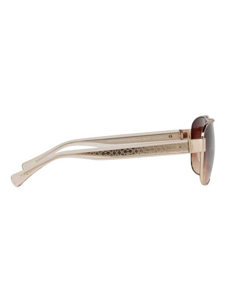 COACH Gold 0HC7064 Sunglasses - Image 12 of 12