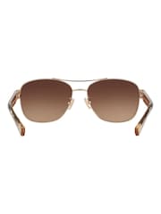 COACH Gold 0HC7064 Sunglasses - Image 4 of 12