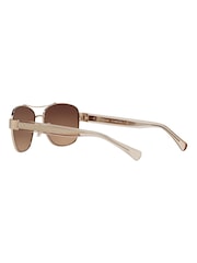 COACH Gold 0HC7064 Sunglasses - Image 6 of 12