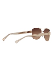 COACH Gold 0HC7064 Sunglasses - Image 7 of 12