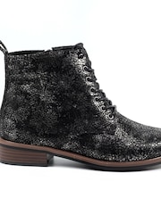 Lunar Caliban Black Ankle Boots - Image 3 of 9