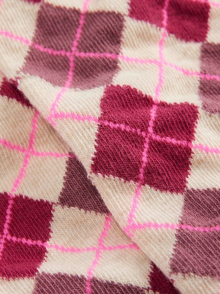 Boden Pink Patterned Tights - Image 2 of 2