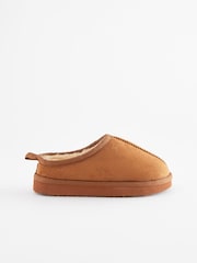 Tan Brown Cosy Mules Slippers - Image 2 of 5