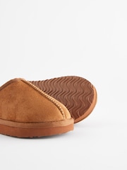 Tan Brown Cosy Mules Slippers - Image 5 of 5