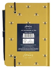 Joules Yellow A6 Notebook & Pen Set - Image 2 of 2