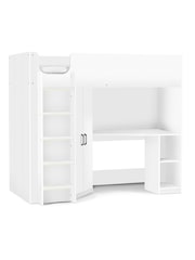 Julian Bowen All White Hercules High Sleeper Storage Bed - Image 2 of 3