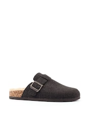 Lazy Dogz Grey Palmer Mule Slippers - Image 2 of 5