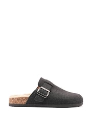 Lazy Dogz Grey Palmer Mule Slippers - Image 3 of 5
