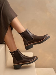 Lunar Brown Bethan Ankle Boots - Image 1 of 2