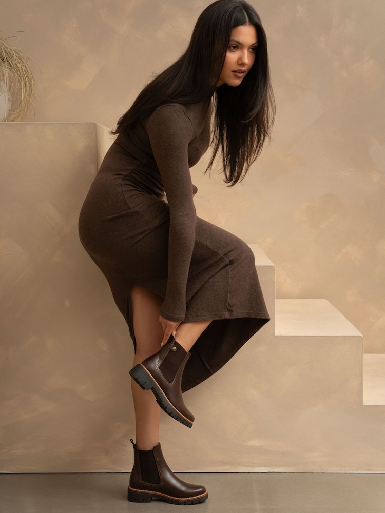Lunar Brown Bethan Ankle Boots - Image 2 of 2