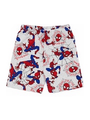 Vanilla Underground Grey Spiderman Vanilla Underground Boys Grey Licensing Short Pyjamas - Image 3 of 5