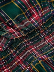 Boden Green Shirred Drop Waist Dress - Image 5 of 5