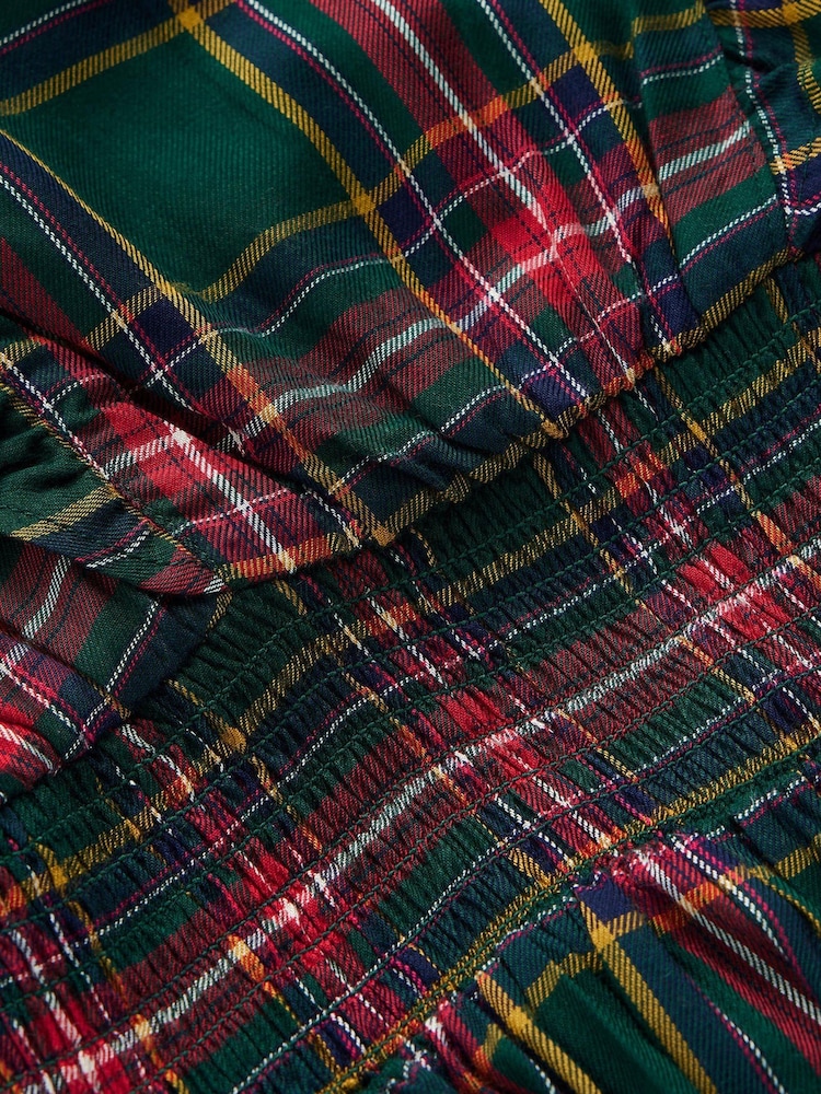 Boden Green Shirred Drop Waist Dress - Image 5 of 5 Boden Green Shirred Drop Waist Dress - Image 5 of 5
