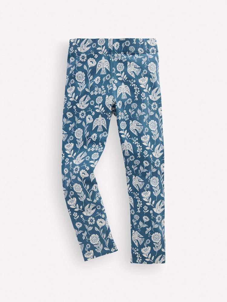 Boden Blue Fun Leggings - Image 2 of 3 Boden Blue Fun Leggings - Image 2 of 3