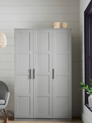 Grey Flynn Triple Wardrobe - Image 2 of 10