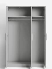 Grey Flynn Triple Wardrobe - Image 6 of 10