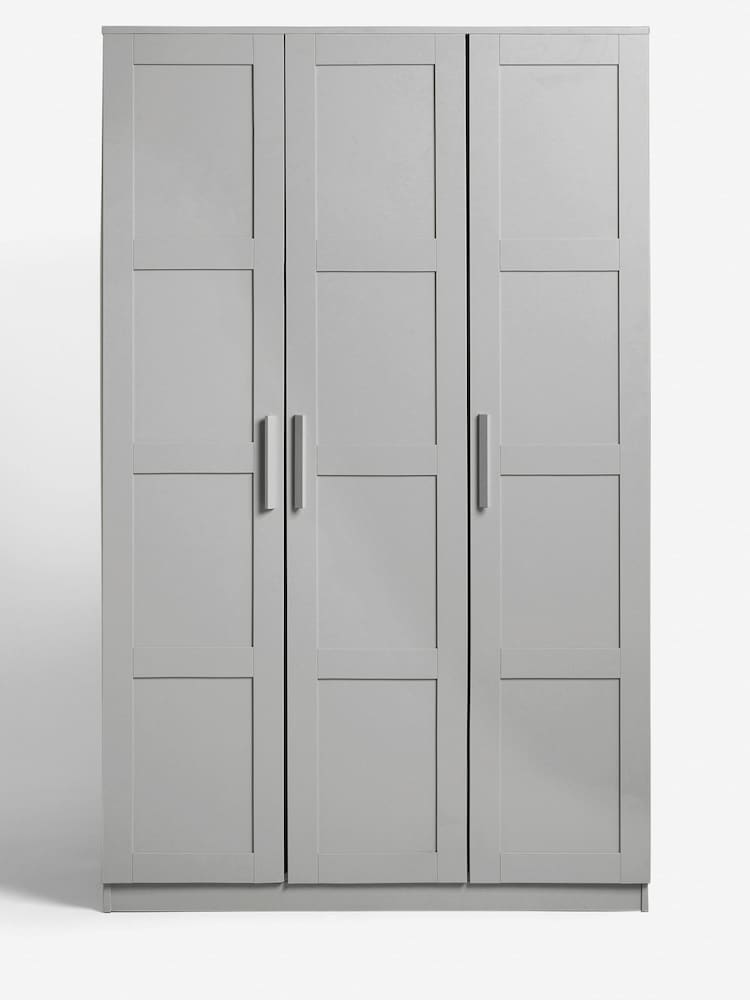 Buy Grey Flynn Paint Effect Triple Wardrobe from the Next UK