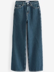 Denim/Dunkelblau - Legere Jeans mit weitem Bein - Bild 5 von 6