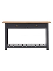 Gallery Home Meteor Navy Leroy 2 Drawer Console - Image 7 of 7