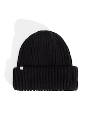 Kitsch Black Glazey™ Satin-Lined Beanie - Image 3 of 4