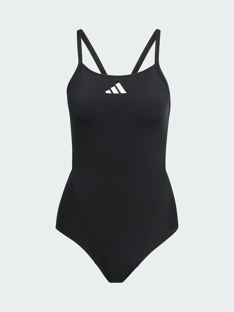 adidas Black Team C-Back Swimsuit - Image 5 of 5 adidas Black Team C-Back Swimsuit - Image 5 of 5